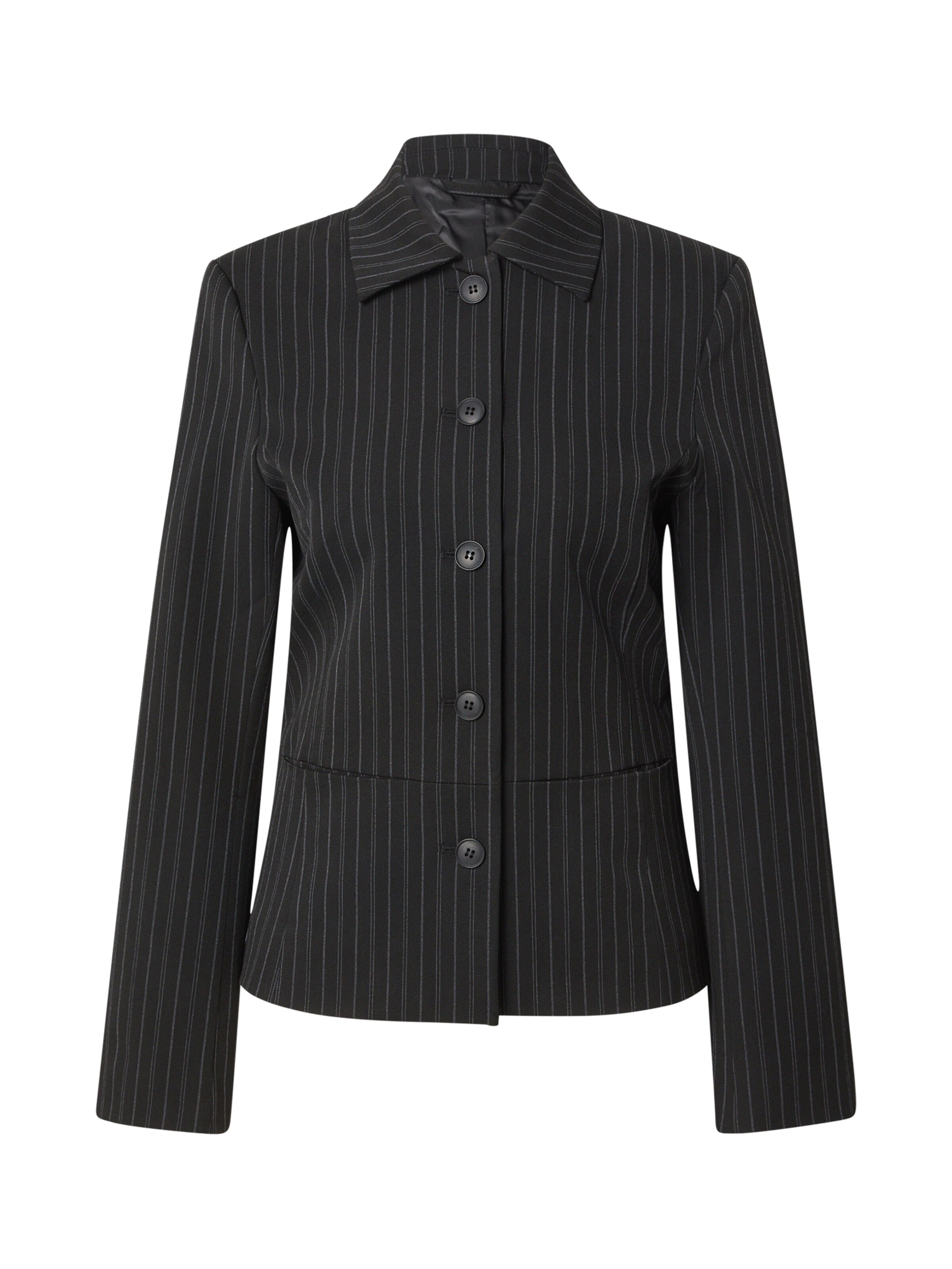 WEEKDAY Between-Season Jacket 'Leyla Lean' in Light grey / Black, Item view