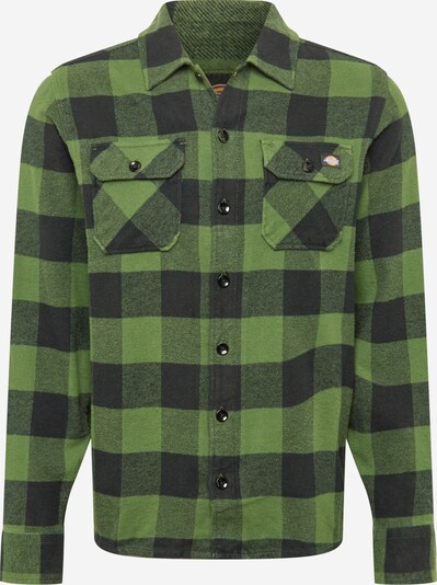 DICKIES Chemise 'SACRAMENTO' en vert / vert foncé, Vue avec produit
