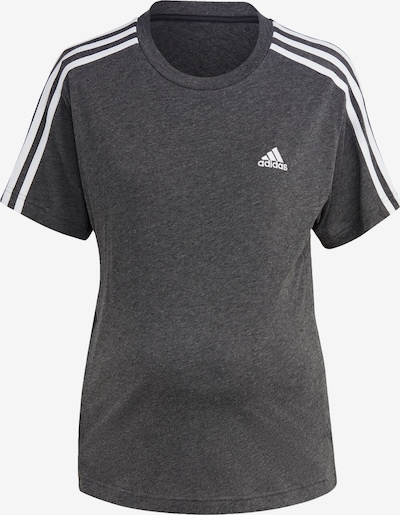 ADIDAS SPORTSWEAR T-shirt fonctionnel en noir chiné / blanc, Vue avec produit
