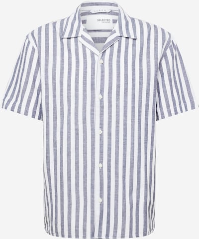 SELECTED HOMME Button Up Shirt in Night blue / White, Item view