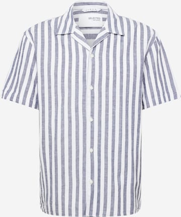 SELECTED HOMME Классический крой Рубашка в Синий: спереди