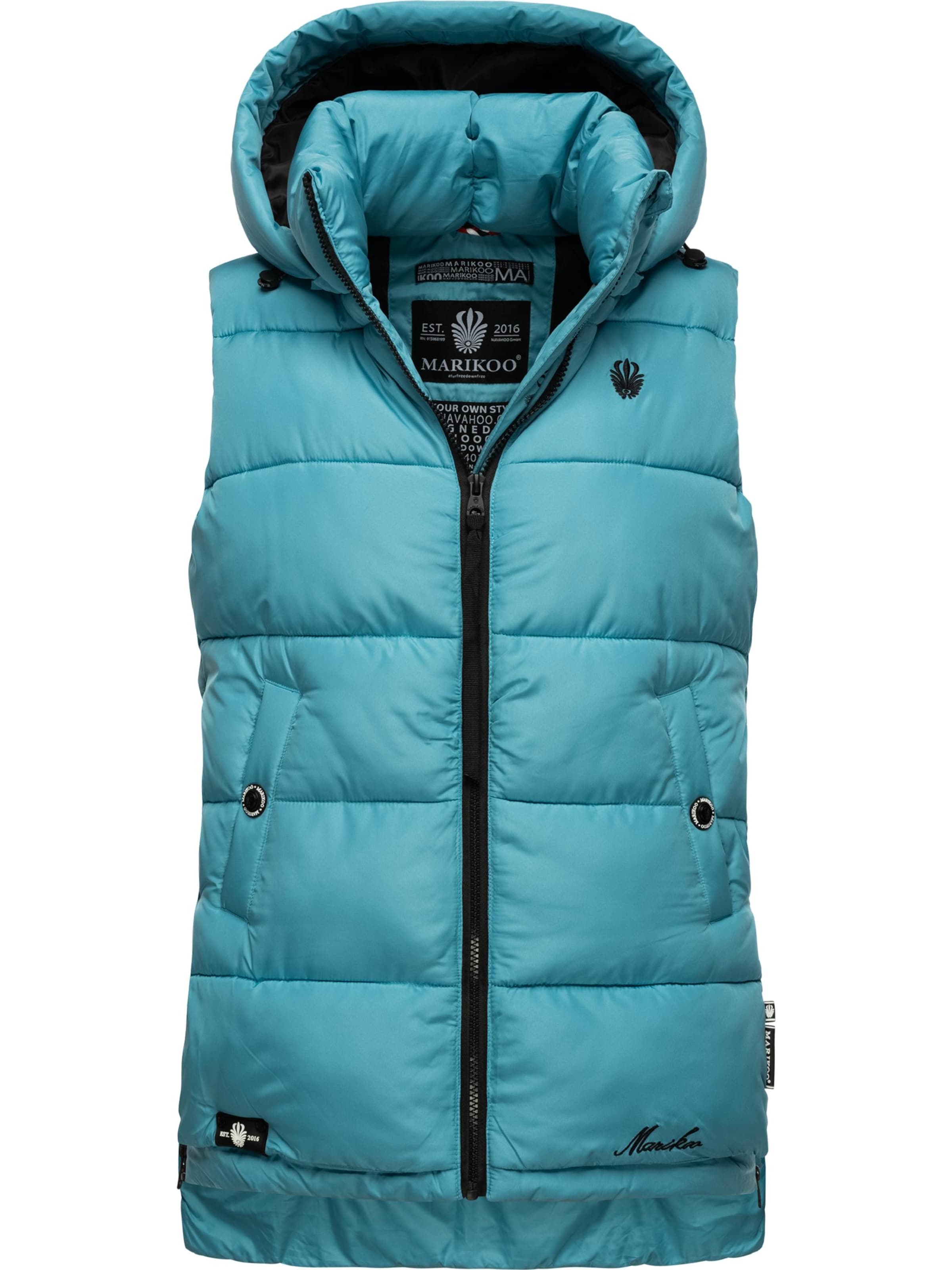 MARIKOO Bodywarmer &#x27;Zarinaa&#x27; in Blauw: voorkant