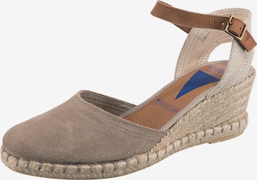 VERBENAS Sandals 'Malena' in Grey: front