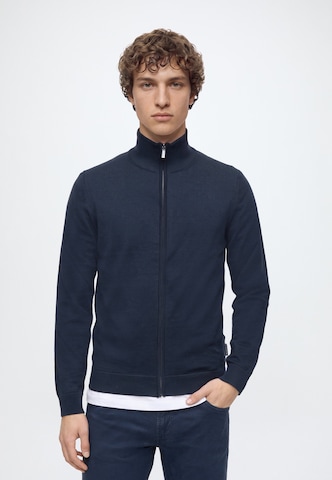 Vestes en maille HECHTER PARIS en bleu : devant