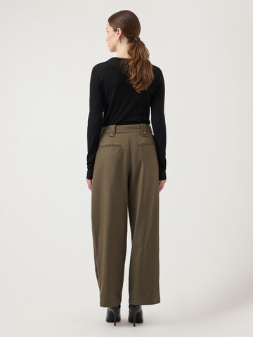 YAS - regular Pantalón 'ELSANA' en verde
