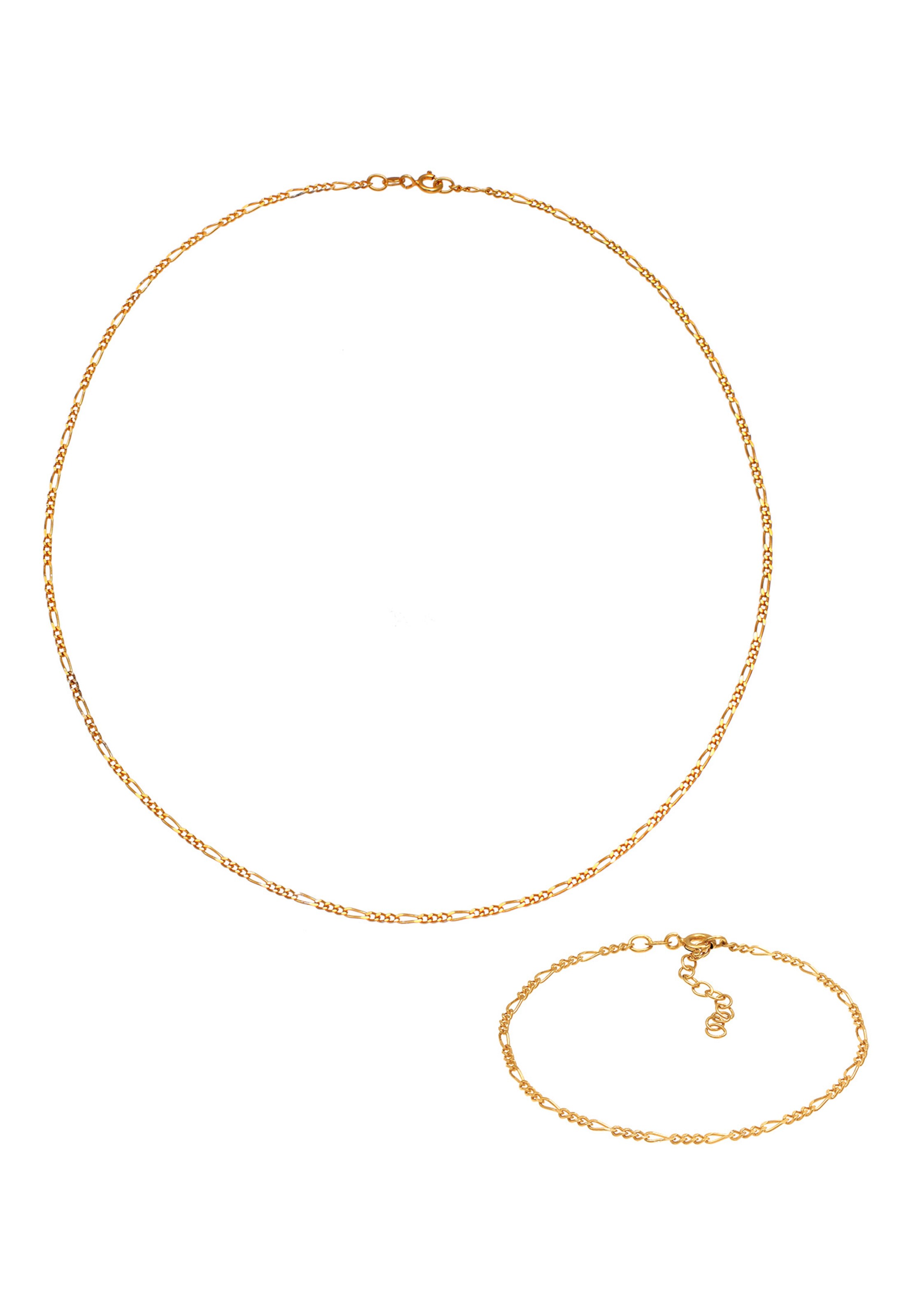 ELLI Schmuckset Figaro in Gold
