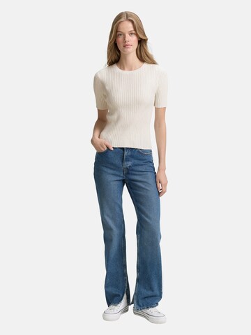 TOM TAILOR DENIM Sweater in White
