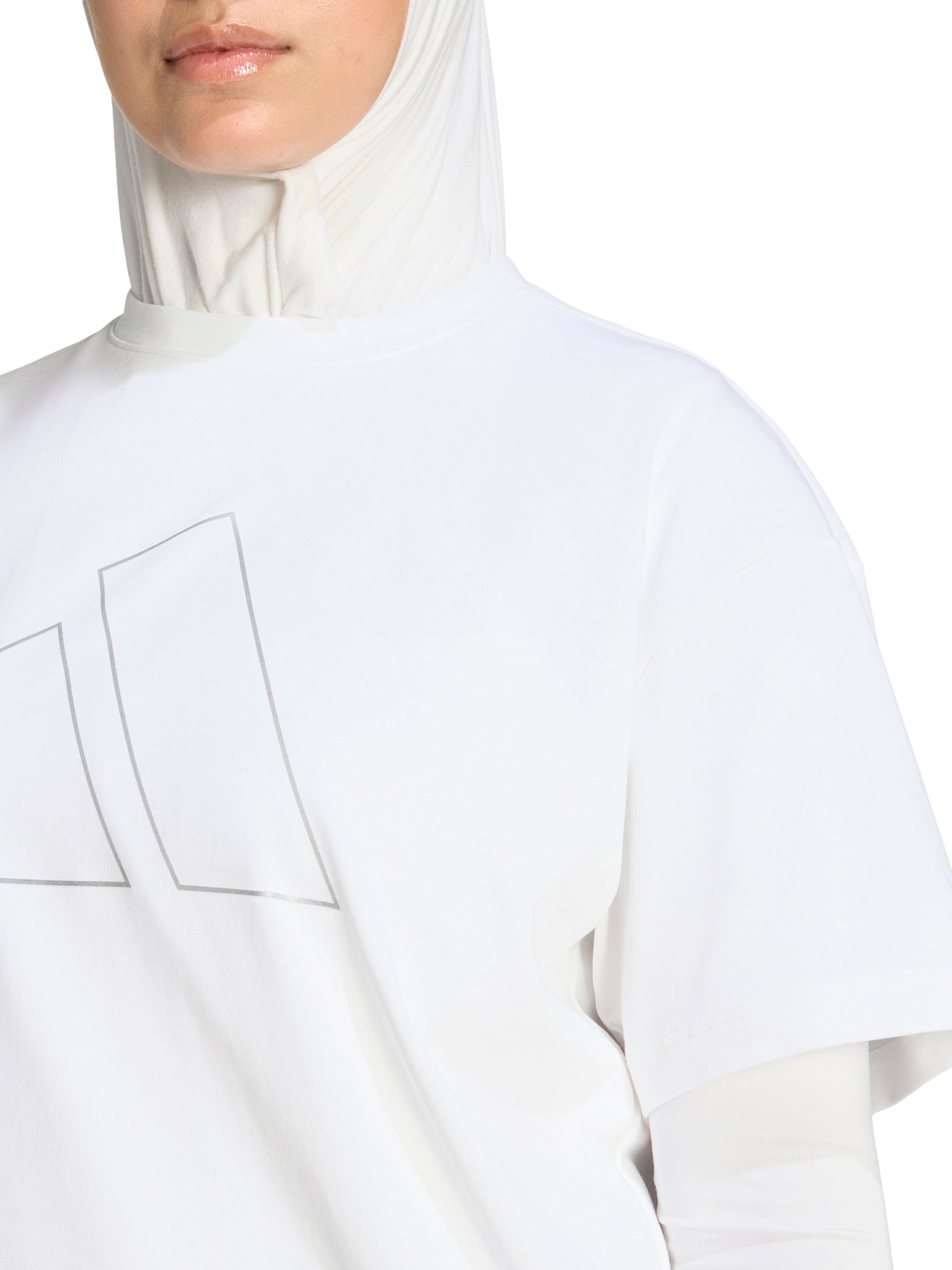 ADIDAS PERFORMANCE - Camisa funcionais 'ESS' em branco