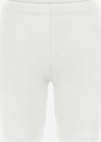 Skinny Leggings 'Kiki' PIECES en blanc : devant