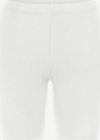 PIECES - Skinny Leggings 'Kiki' em branco: frente