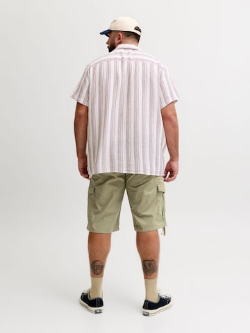 Jack & Jones Plus Baggy Cargobukser i grøn