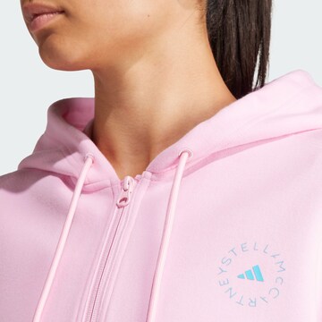 ADIDAS BY STELLA MCCARTNEY Athletic Zip-Up Hoodie in Pink