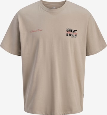T-Shirt JACK & JONES en beige : devant