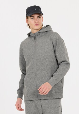 Virtus Sweatshirt 'Taro V2' in Grau: Vorderseite
