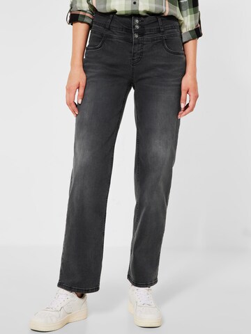 STREET ONE Loose fit Jeans in Black: front