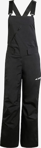 juoda ADIDAS TERREX Standartinis Laisvalaikio kelnės 'Xperior 2L': priekis