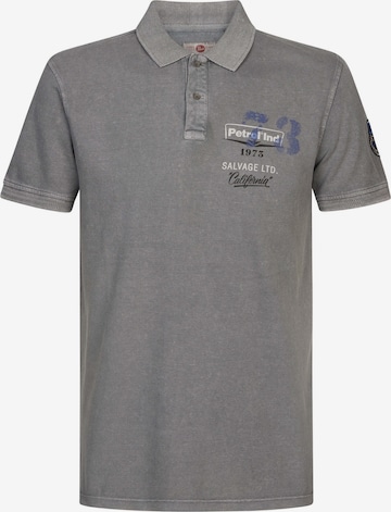 T-Shirt Petrol Industries en gris : devant