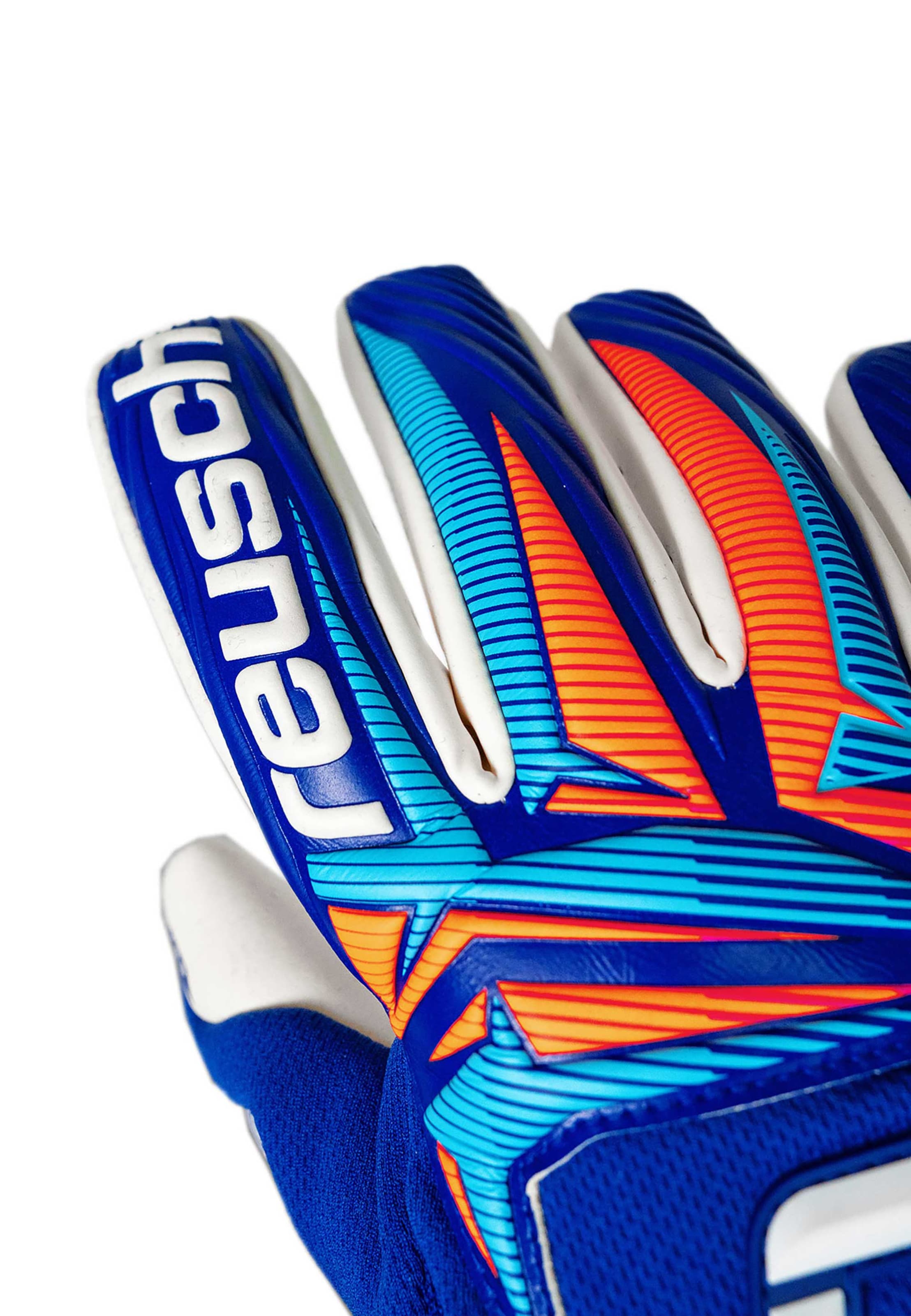 REUSCH Sports gloves 'Attrakt Gold X NC Gravity' in Blue