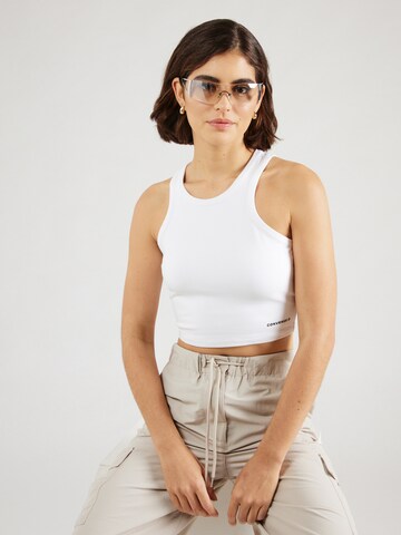 CONVERSE - Top en blanco: frente