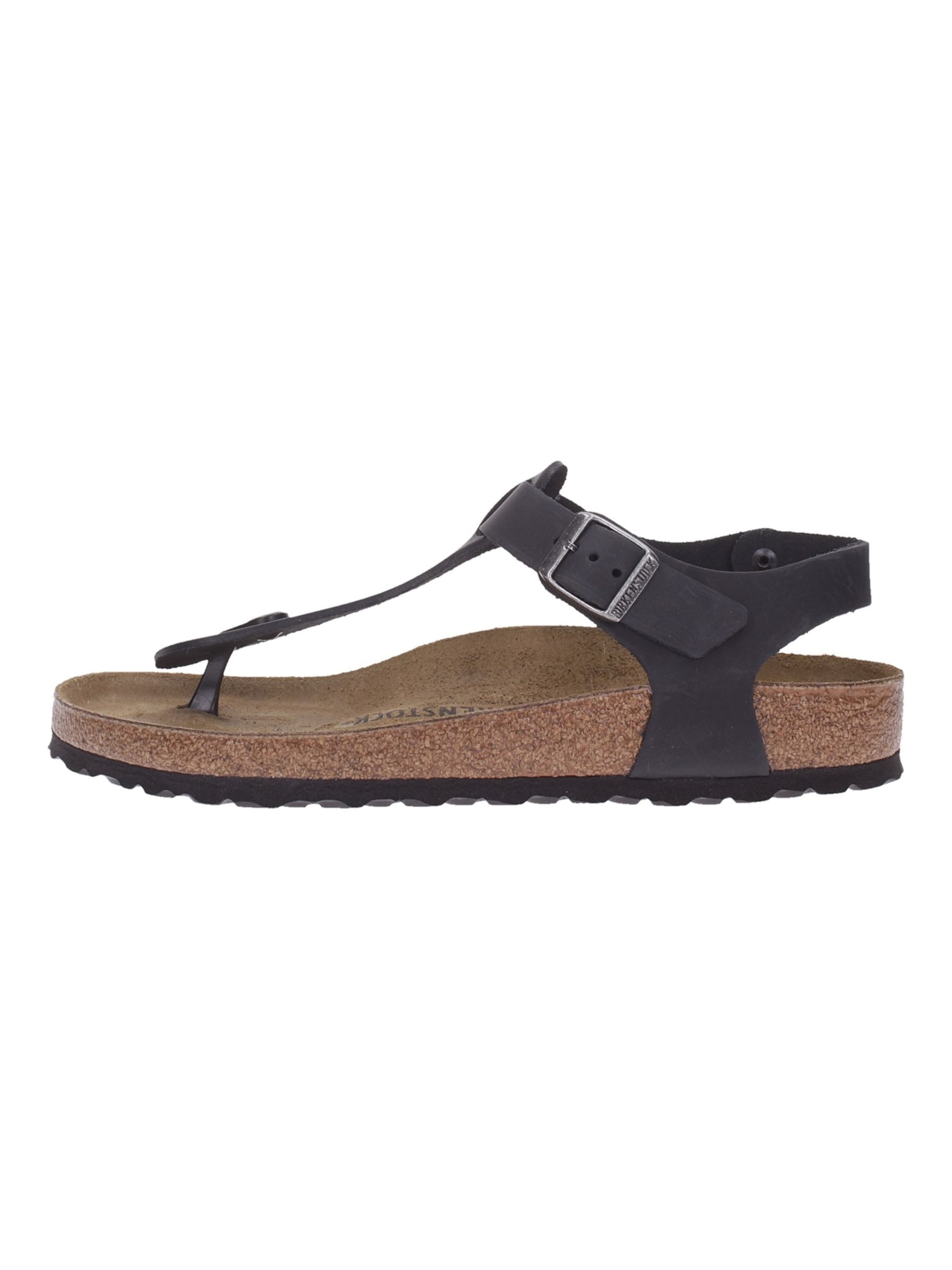 Infradito 'Birkenstock Infradito Kairo' di BIRKENSTOCK in nero: frontale