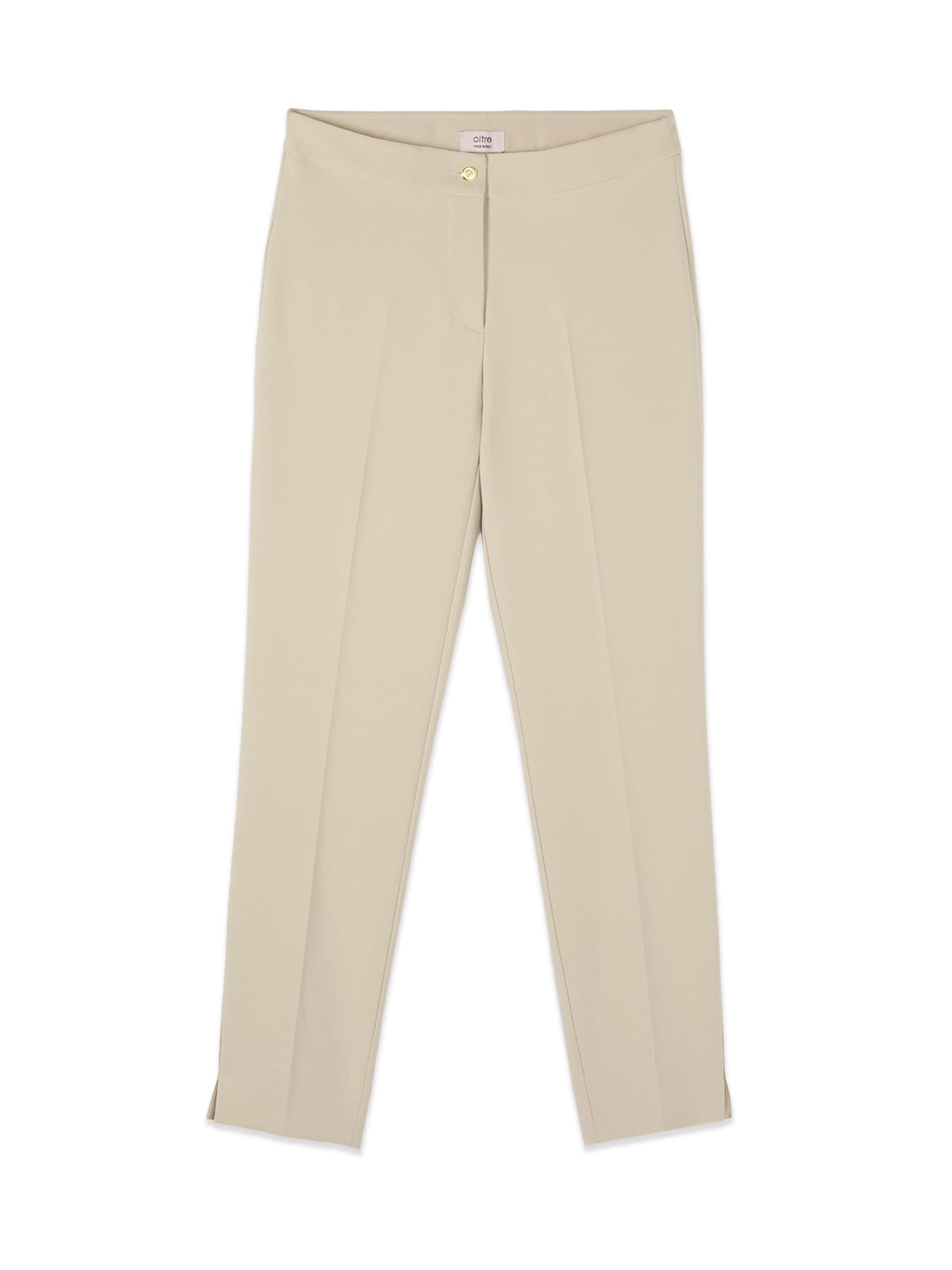 oltre Regular Broek in Beige: voorkant