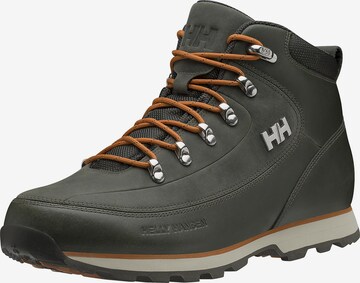 HELLY HANSEN Lace-Up Boots 'The Forester' in Green: front