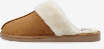 Bianco Hausschuh' BIASINE' in Braun: Vorderseite