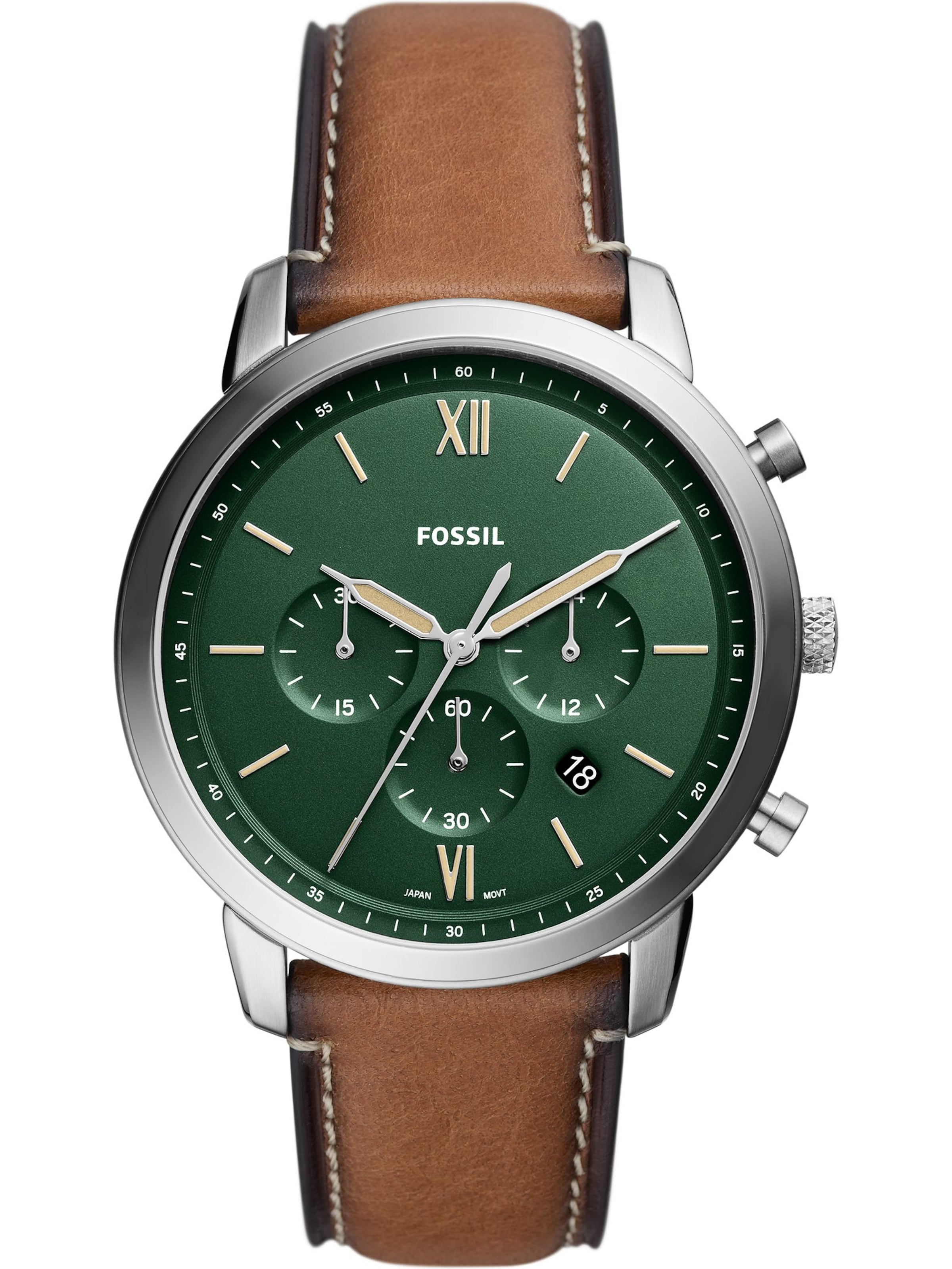 FOSSIL Analog Watch in Brown: front