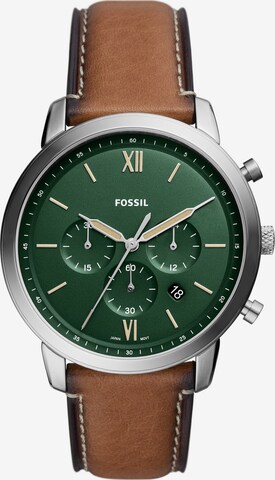 FOSSIL Analoog horloge in Bruin: voorkant