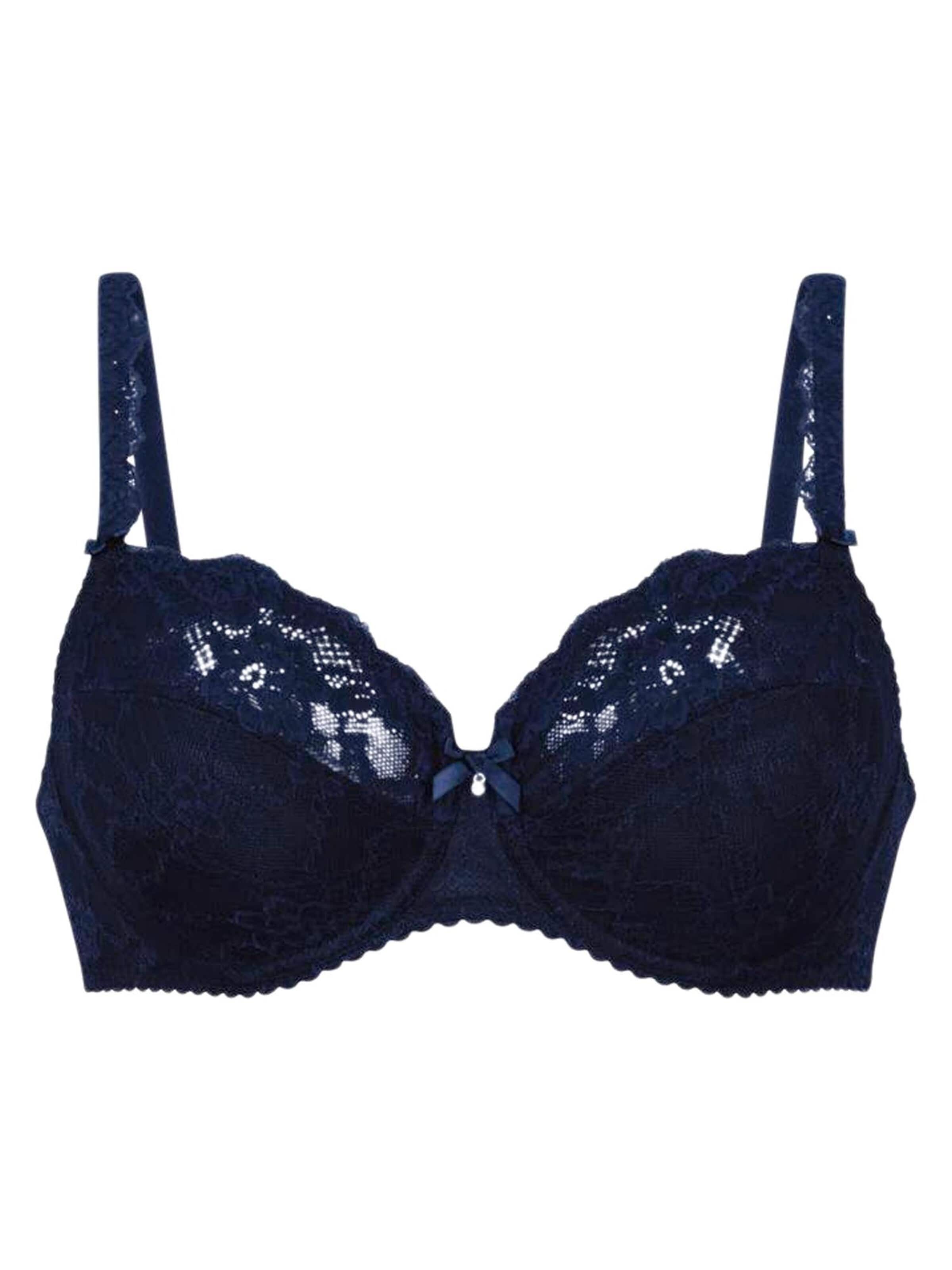 ROSA FAIA T-shirt Bra 'Bobette' in Blue: front