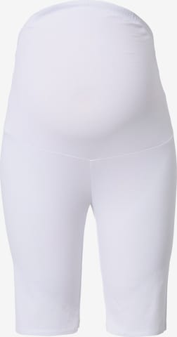 Ulla Popken Skinny Hose in Weiß: Vorderseite