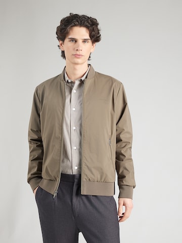 Calvin Klein - Casaco meia-estação 'MATTE' em verde: frente