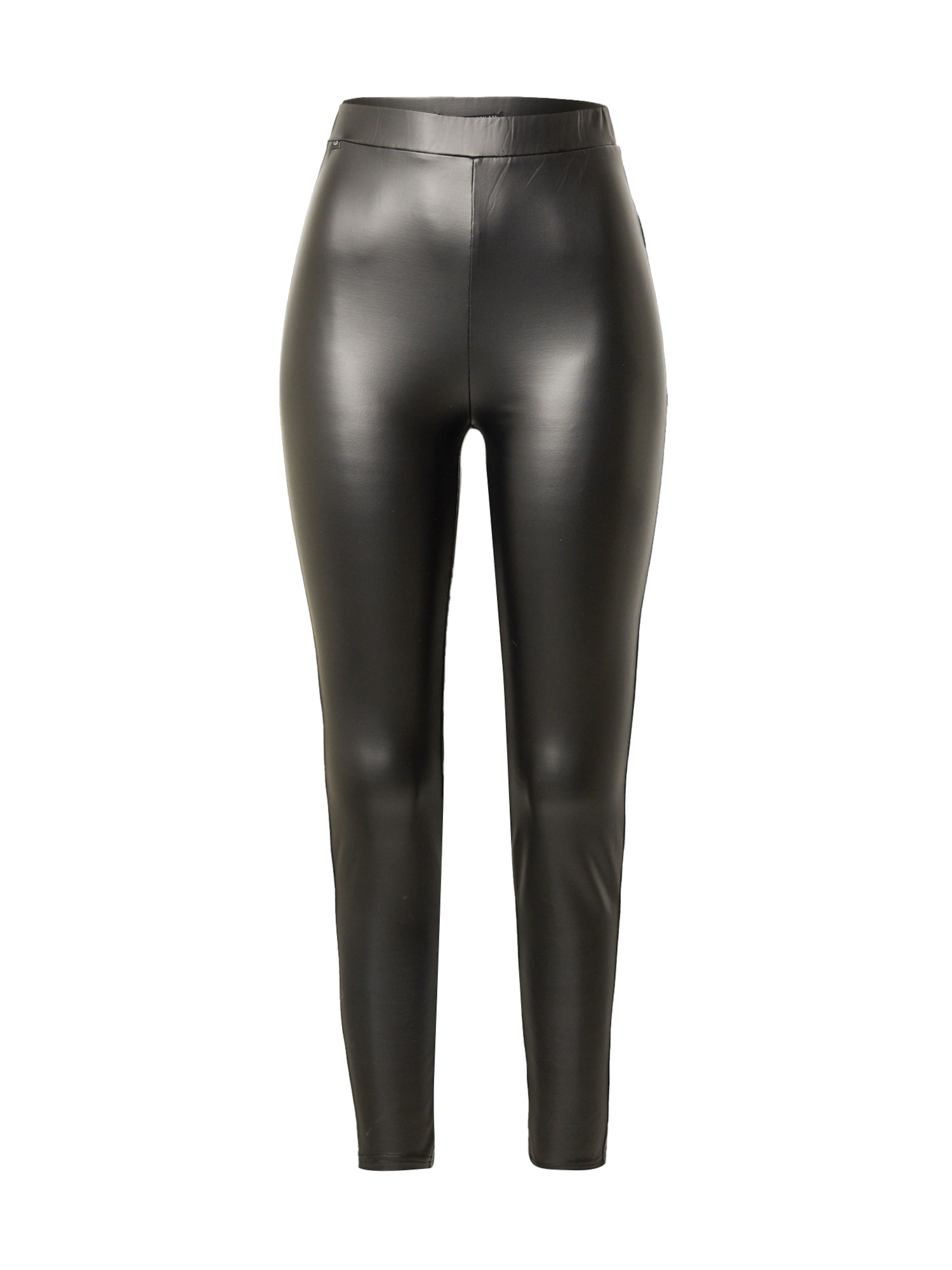QS Skinny Leggings in Zwart: voorkant