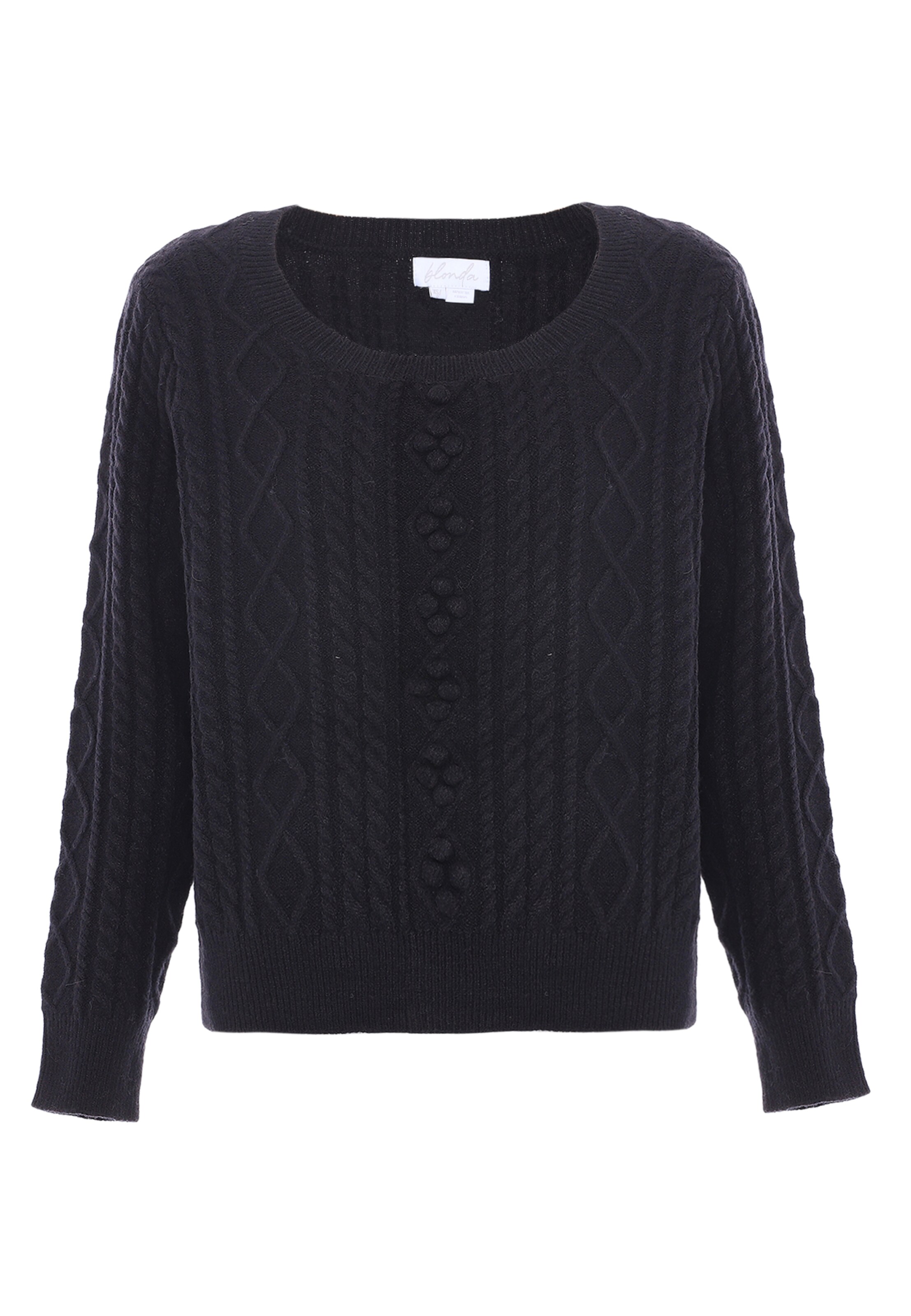 BLONDA Trui in Zwart: voorkant