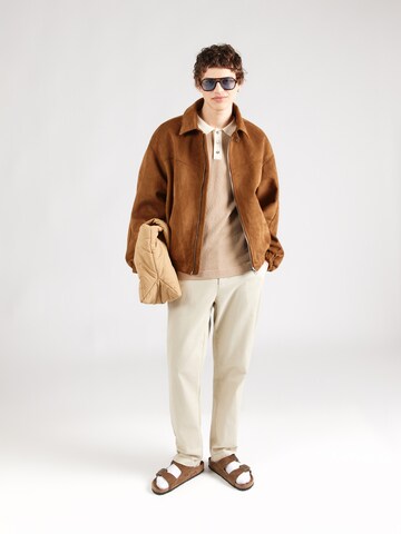 T-Shirt 'MMGFrancesco' MOS MOSH en beige