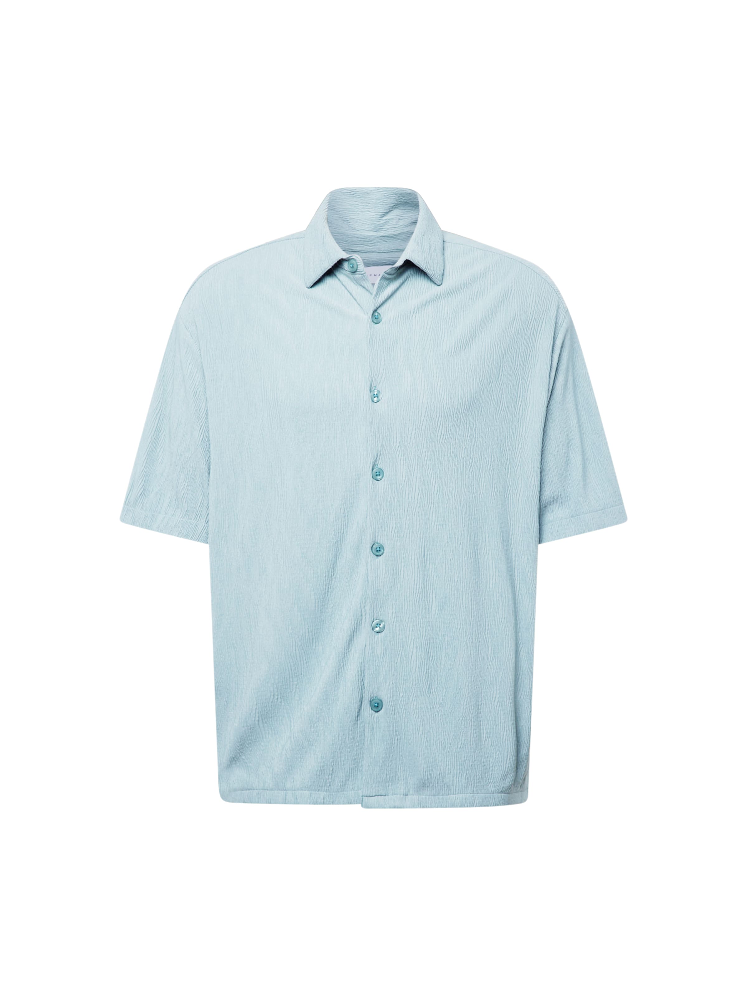 TOPMAN Regular fit Button Up Shirt in Blue: front