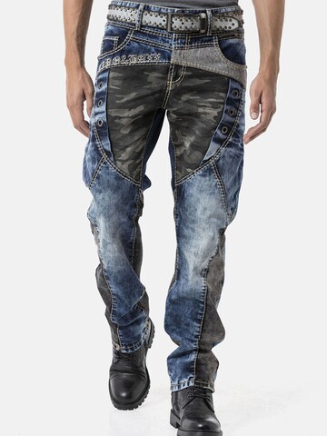 CIPO & BAXX Regular Jeans 'CD894' in Blauw: voorkant