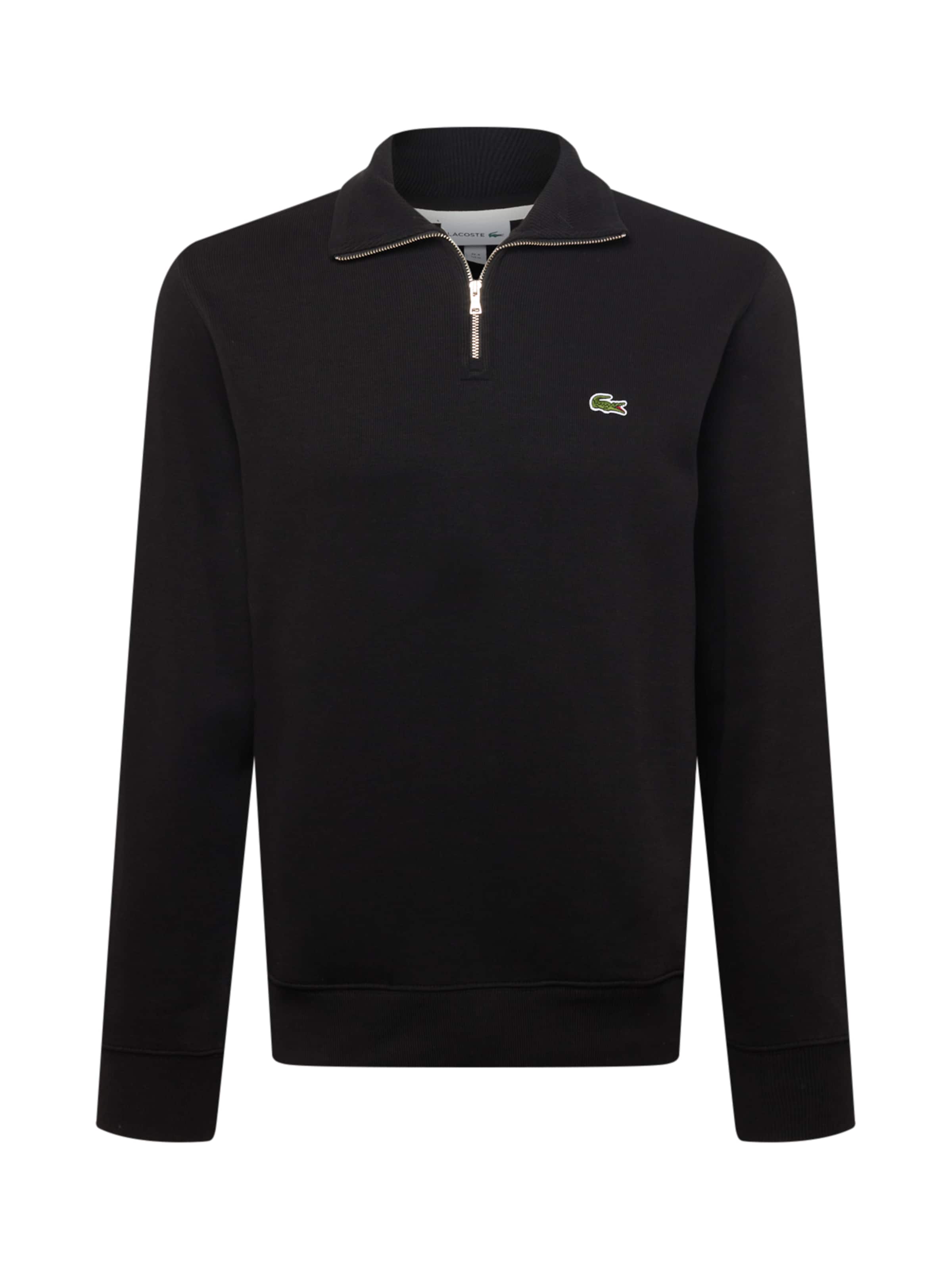 LACOSTE Sweatshirt in Schwarz: Vorderseite