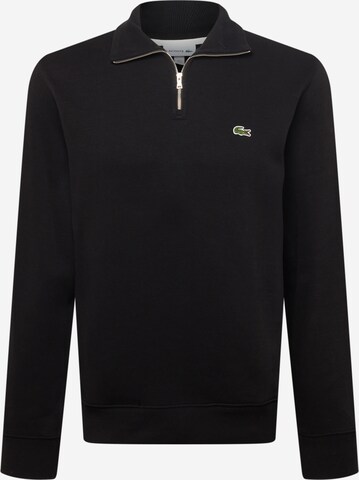 LACOSTESweater majica - crna boja: prednji dio