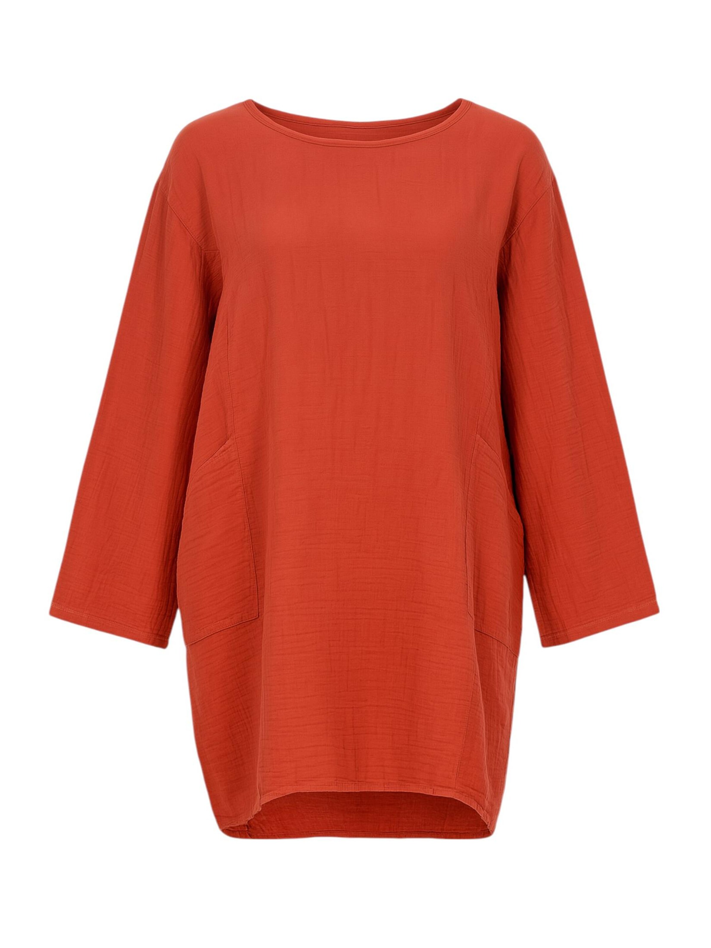 Chemisier 'NISA' WENOR en rouge : devant