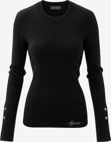 Pullover 'LS CN ELLIE SWTR W6YR09 Z0948' di GUESS in nero: frontale