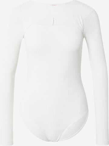 HUGO Shirt Bodysuit 'Nexine' in White: front