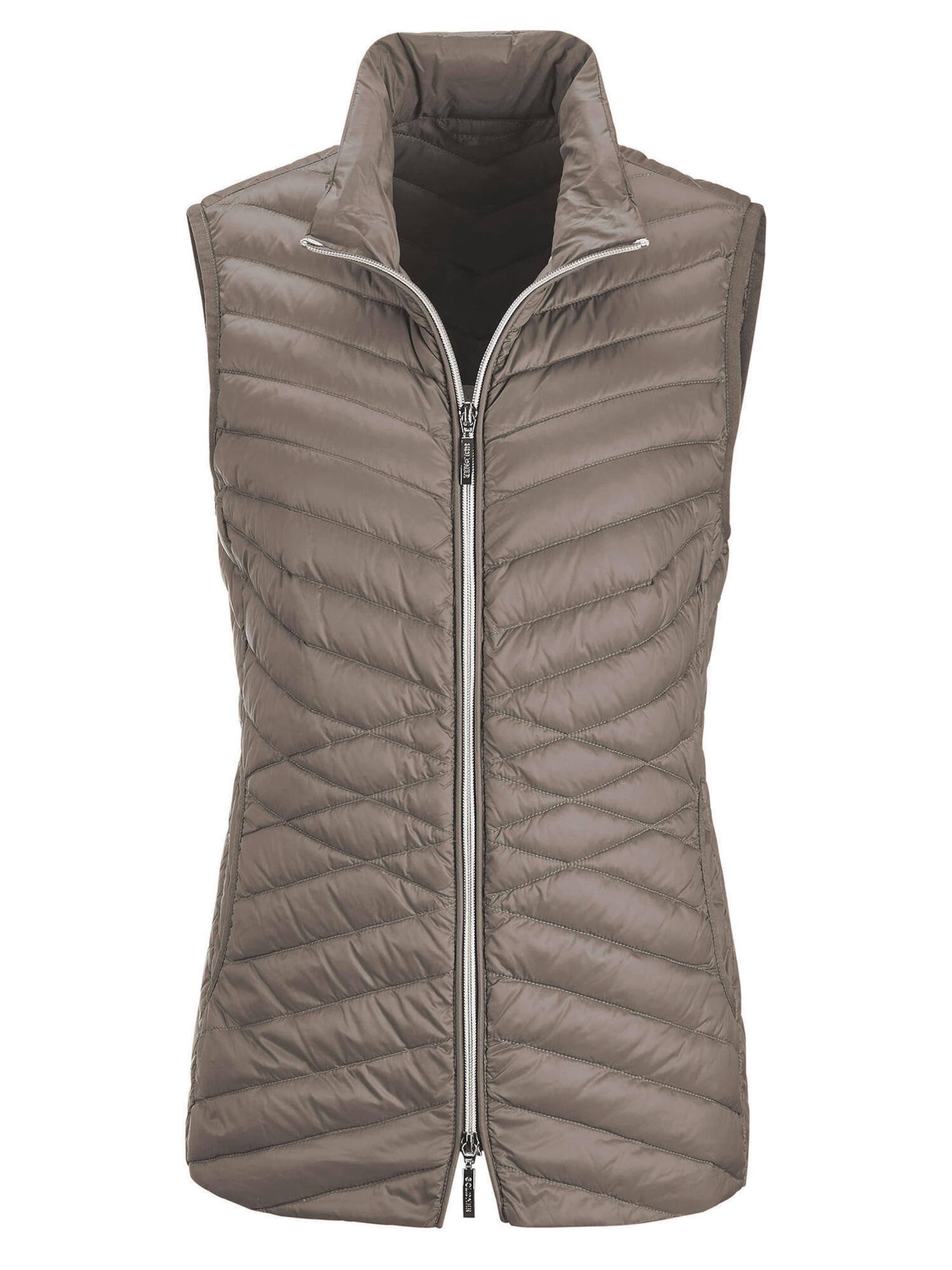 Goldner Weste in Grau: Vorderseite