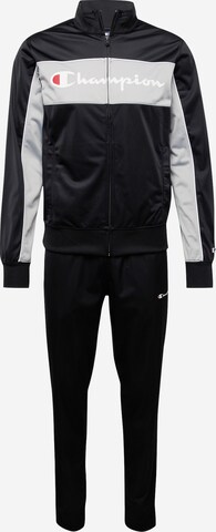 Champion Authentic Athletic Apparel Тренировочный костюм в Черный: спереди