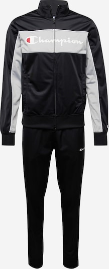 Champion Authentic Athletic Apparel Tracksuit in Grey / Red / Black / White, Item view