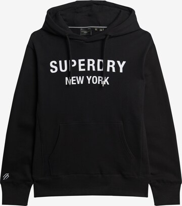 Superdry Sweatshirt in Black: front