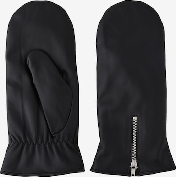 PIECES Mittens 'NALENA' in Black: front