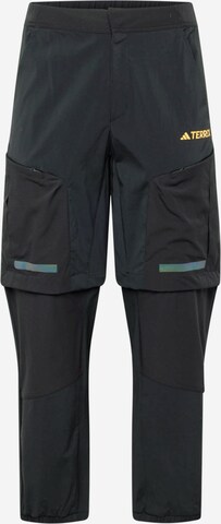 ADIDAS TERREX Normalny krój Spodnie sportowe 'Campyx' w kolorze czarny: przód