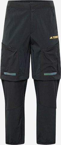 ADIDAS TERREX - regular Pantalón deportivo 'CAMPYX' en negro: frente