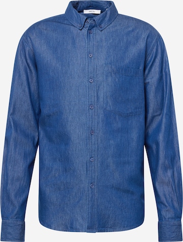 ABOUT YOU Regular fit Overhemd 'Ivan' in Blauw: voorkant